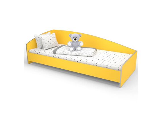 Ліжко дитяче кутове зі спинкою КДО-002 1938х838x600 Різнокольоровий каркас 