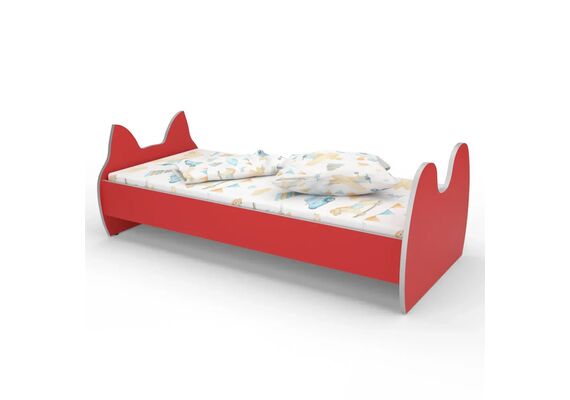 Ліжко дитяче з фігурною спинкою КДФ-002 1438x700x500 Різнокольоровий каркас 