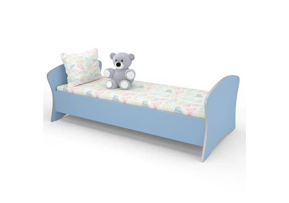 Ліжко дитяче з фігурною спинкою КДФ-003 1438x720x500 Різнокольоровий каркас 