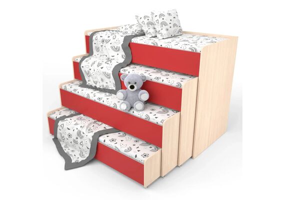 Кровать детская телескопическая 4 яруса - фото 9