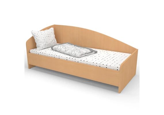 Ліжко дитяче кутове зі спинкою КДО-002 1438х638х600 Бук/Дуб молочний - фото 2