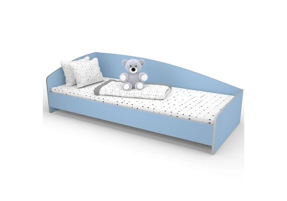 Ліжко дитяче кутове зі спинкою КДО-002 1938х838x600 Різнокольоровий каркас - фото 5