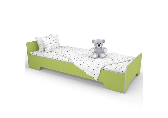 Ліжко дитяче дерев'яне КДО-005 1932x838x500 Різнокольоровий каркас - фото 2