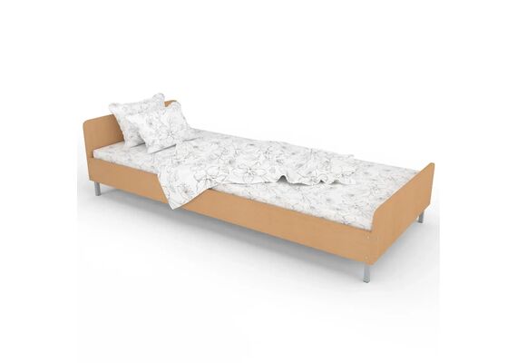 Ліжко односпальне на металокаркасі 1950х850х500 Бук/Дуб молочний - фото 2