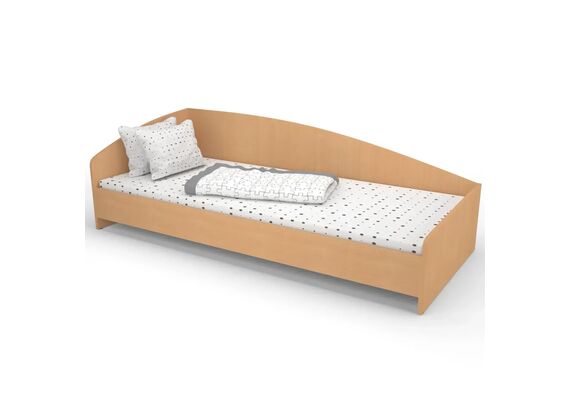 Ліжко дитяче кутове зі спинкою КДО-002 1938х838x600 Бук/Дуб молочний - фото 2