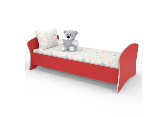 Ліжко дитяче з фігурною спинкою КДФ-003 1438x720x500 Різнокольоровий каркас - фото 3