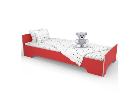 Ліжко дитяче дерев'яне КДО-005 1932x838x500 Різнокольоровий каркас - фото 5