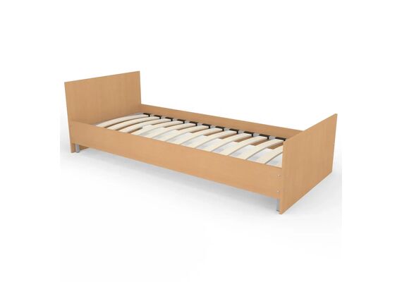 Ліжко односпальне з ламелями ЛО-1/2000х900 Бук/Дуб молочний/Дуб сонома трюфель - фото 6