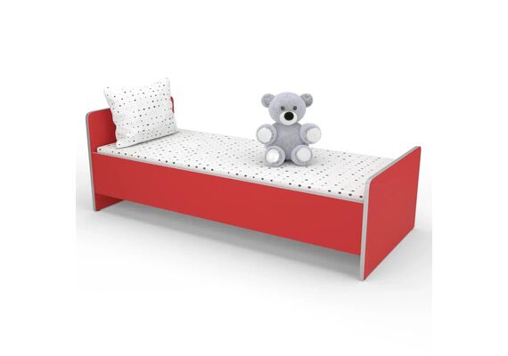 Ліжко дитяче дерев'яне 1438х638x500 Різнокольоровий каркас - фото 2