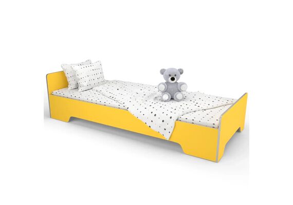 Ліжко дитяче дерев'яне КДО-005 1932x838x500 Різнокольоровий каркас - фото 4