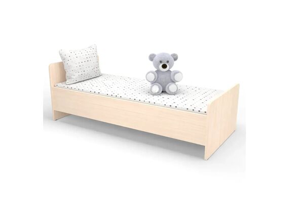 Ліжко дитяче дерев'яне 1438х638x500 Бук/Дуб молочний 