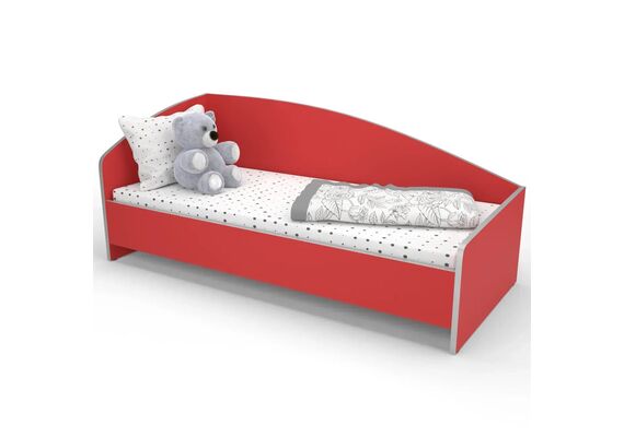 Ліжко дитяче кутове зі спинкою КДО-002 1438х638х600 Різнокольоровий каркас - фото 5