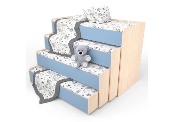 Кровать детская телескопическая 4 яруса - фото 5