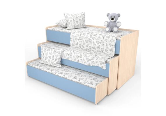 Кровать детская телескопическая 3 яруса 