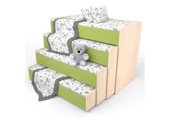 Кровать детская телескопическая 4 яруса - фото 3