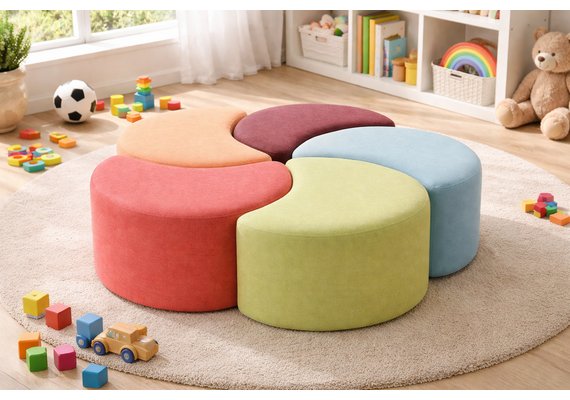 Пуф модульный из 5 частей Чиз - фото 3