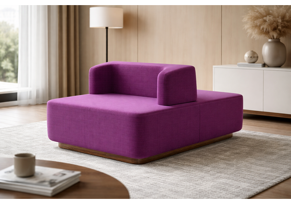 Мягкое дизайнерское двойное кресло Паркер DUO - фото 5