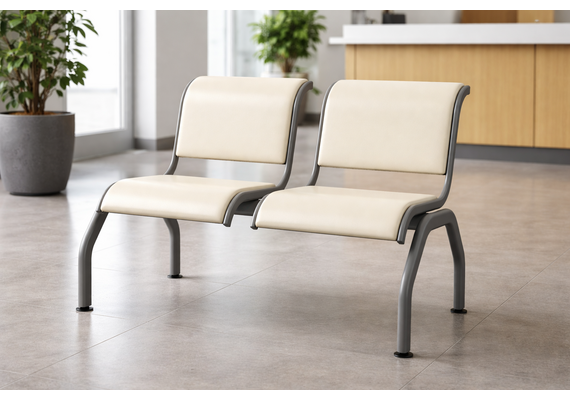 Стільці секційні 2-місні «РИМ 201» з м'якими накладками - фото 5