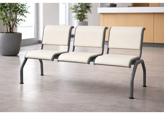 Стулья секционные 3-х местные «РИМ 301» с мягкими накладками - фото 6