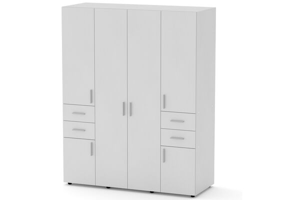 Шкаф для одежды с ящиками - 20, Цвет каркаса: Нимфея Альба 