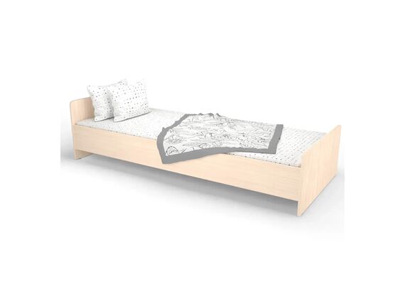 Ліжко дитяче дерев'яне 1938х838x500 Бук/Дуб молочний 