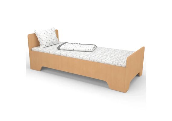 Кровать детская деревянная КДО-005 1432х638x500 Бук/Дуб молочный - фото 2
