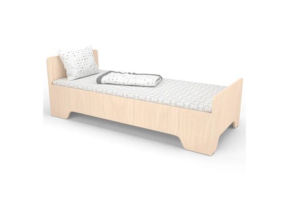 Кровать детская деревянная КДО-005 1432х638x500 Бук/Дуб молочный 