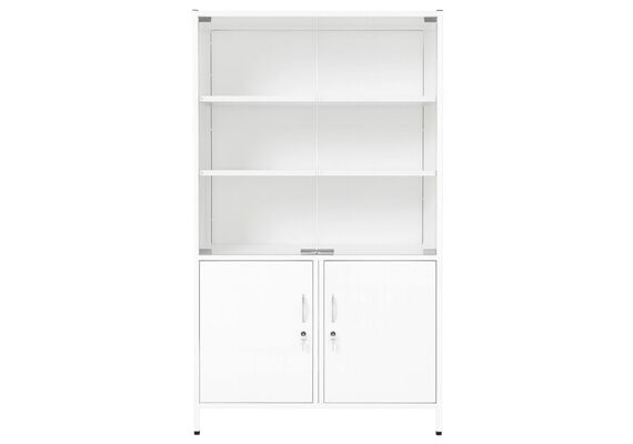 Шафа медична двостулкова зі скляними дверцятами Sml 226 - фото 2