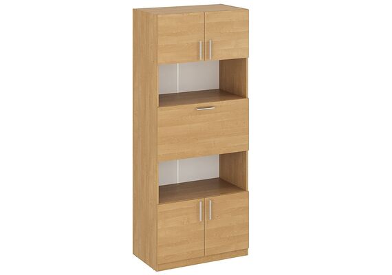 Шафа з полицями та баром - 29, Колір каркасу: Вільха 