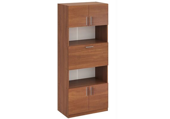 Шафа з полицями та баром - 29, Колір каркасу: Яблуня 