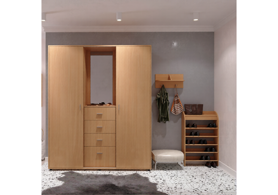 Открытая стойка для обуви ТО-10, Цвет: Ателье светлый - фото 3