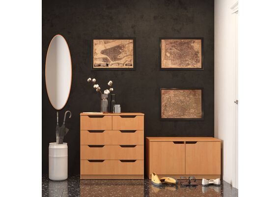 Низкая тумба для обуви ТО-13, Цвет: Дуб Крафт золотой - фото 3