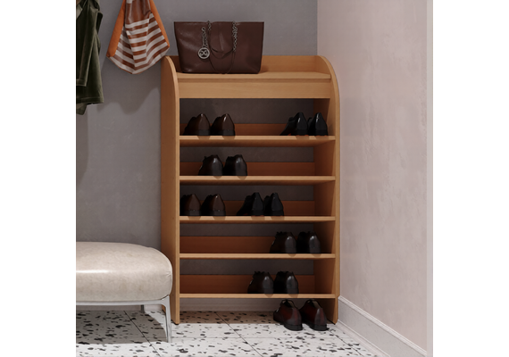 Открытая стойка для обуви ТО-10, Цвет: Ателье светлый - фото 2