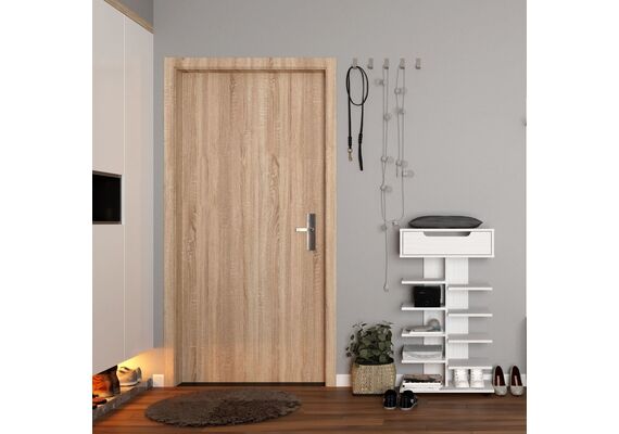 Вертикальна стійка для взуття з висувною шухлядою ТО-15, Колір: Німфея Альба - фото 3