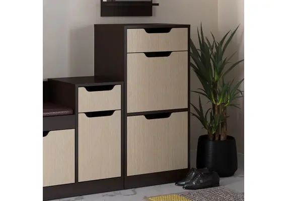 Тумба для обуви закрытая ТО-11, Цвет: Ольха - фото 2