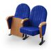 Крісло Барселона (2 секції, синій колір), Стійка: 119 (з кріпленням до підлоги) 
