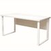 Стіл письмовий на металокаркасі ISMED, Колір стільниці: Білий, Ширина, см: 120, Глибина, см: 60 