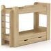 Кровать двухъярусная ТВИКС, Цвет каркаса: Дуб сонома 