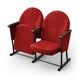 Крісло Опера (2 секції, червоний колір), Стійка: 314 (без кріплення до підлоги) 