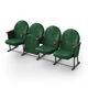 Крісло Опера (4 секції, зелений колір), Стійка: 314 (без кріплення до підлоги) 