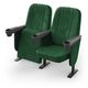 Крісло Бруклін (2 секції, зелений колір), Стійка: 111 (з кріпленням до підлоги) 