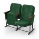 Крісло Колізей (2 секції, зелений колір), Стійка: 314 (без кріплення до підлоги) 