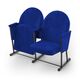 Крісло Опера (2 секції, синій колір), Стійка: 314 FA (без кріплення до підлоги) 