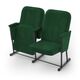 Кресло Соната (2 секции, зеленый цвет), Стойка: 314 FA (без крепления к полу) 