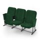 Крісло Соната (3 секції, зелений колір), Стійка: 314 FA (без кріплення до підлоги) 