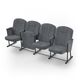 Крісло Ліра (4 секції, сірий колір), Стійка: 314 FA (без кріплення до підлоги) 