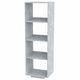 Стелаж для книг-3 МГ-5, Колір каркасу: Ательє світлий 