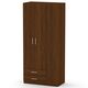 Шафа розпашна для одягу - 13, Колір каркасу: Горіх 