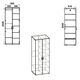 Шкаф распашной для одежды - 18, Цвет каркаса: Бук - фото 3