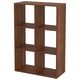 Стелаж для книг КШ-21, Колір каркасу: Горіх 